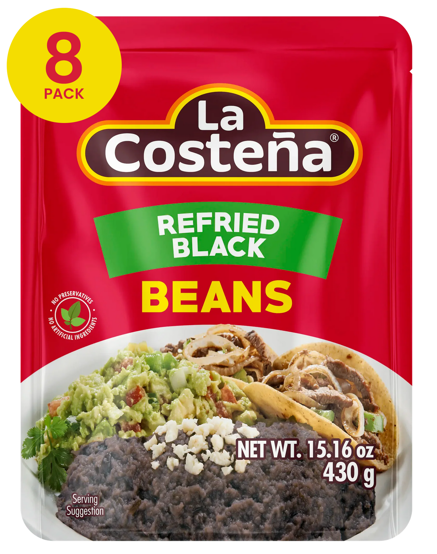 La Costeña Refried Black Beans og