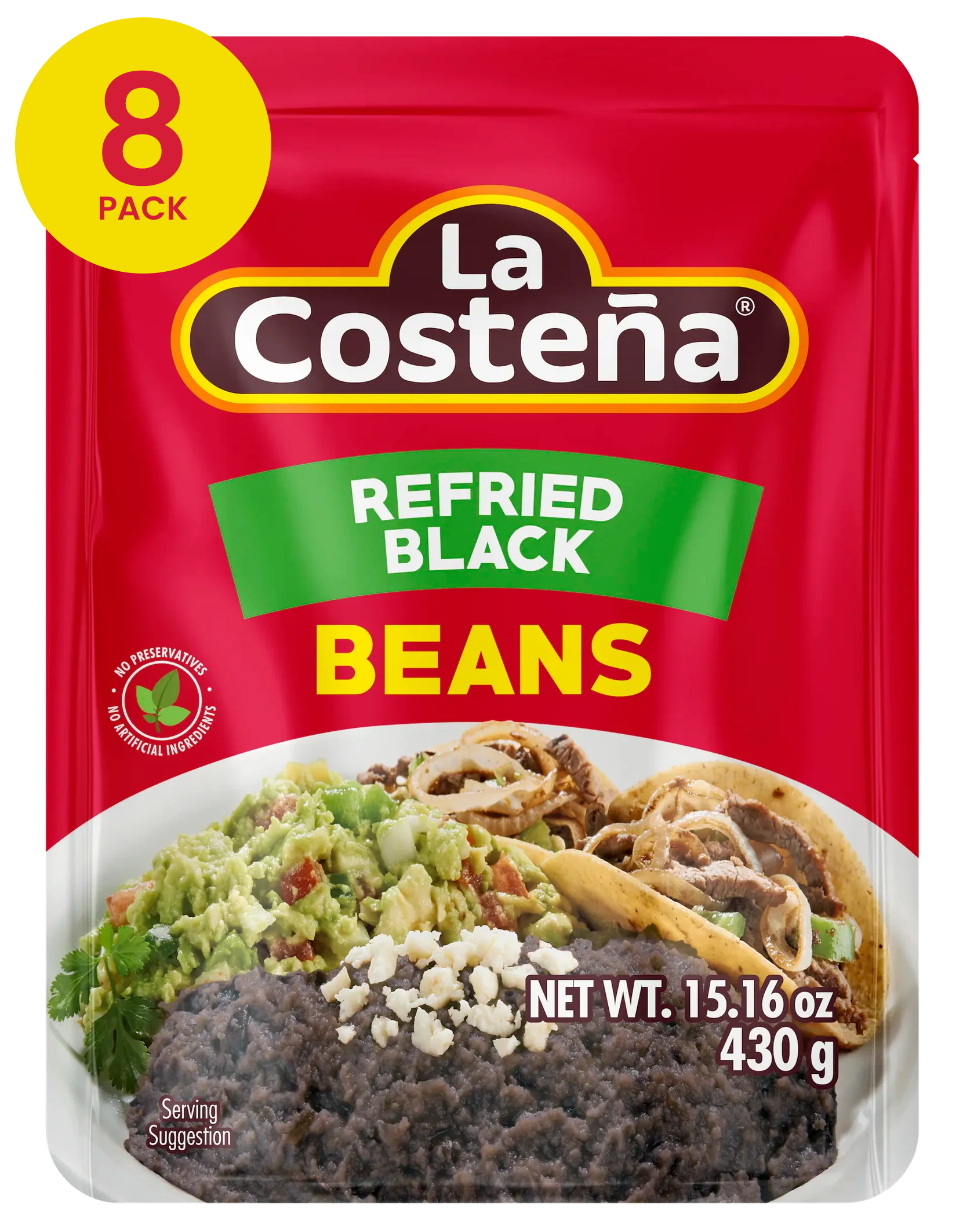 La Costeña Refried Black Beans og